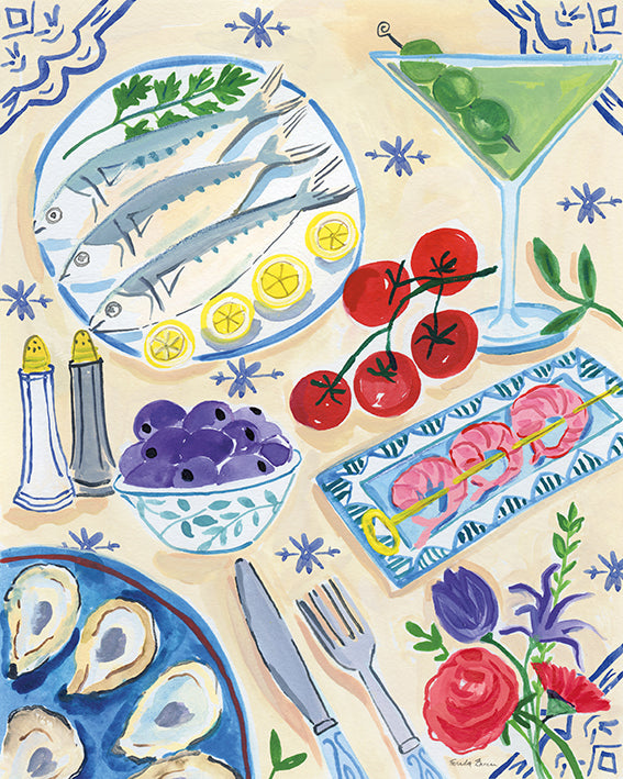 Seafood Tablescape